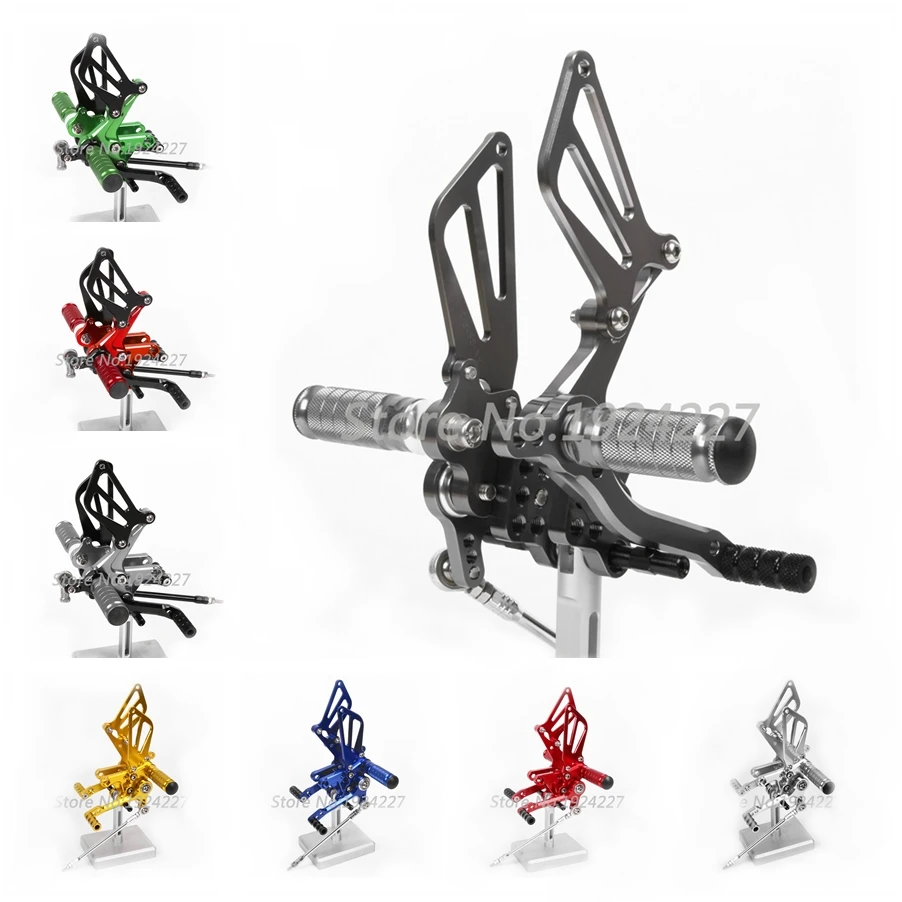 8 Colors CNC Rearsets For Suzuki GSXR 750 1996 2005 Rear Set Motorcycle