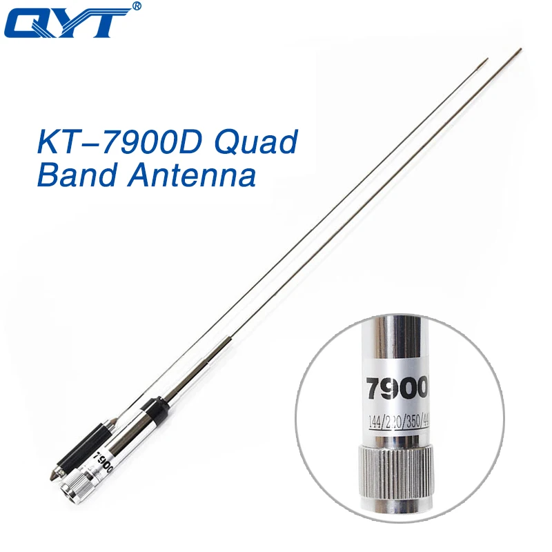 

QYT KT-7900D Quad Band 144/220/350/440MHz Mobile Radio Antenna for QYT KT-7900D Quad Band Car Mobile Radio KT7900D KT 7900D