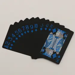 Настольная игра качество пластик ПВХ покер водостойкий черный карточные игры креативный подарок покерные карты SWQ190