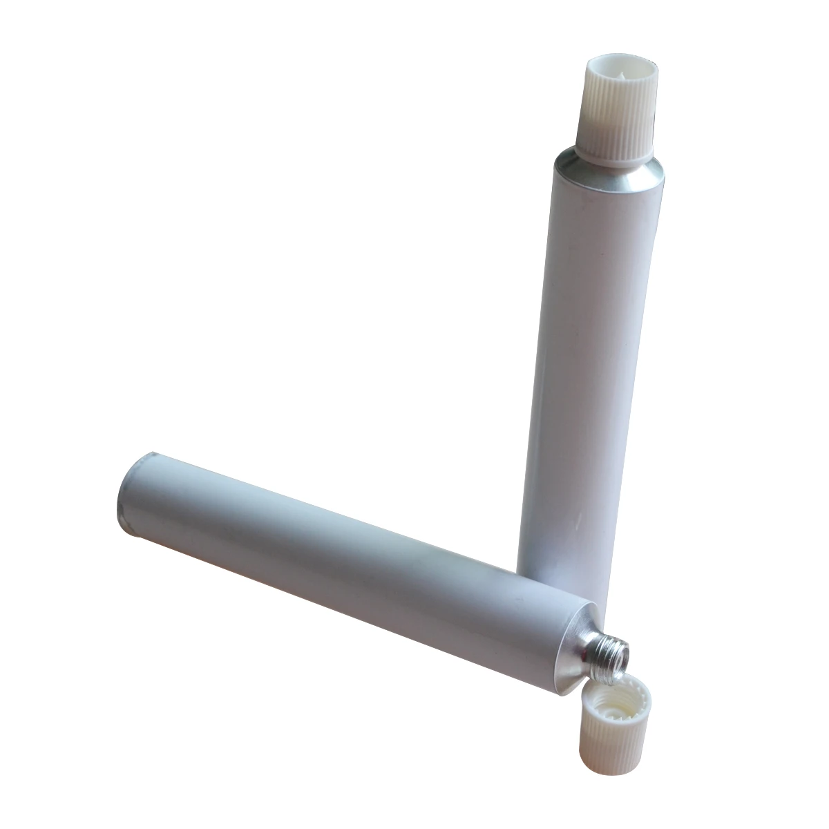 100pcs 30ml White Coating Aluminum Empty Toothpaste Tubes W/ Needle