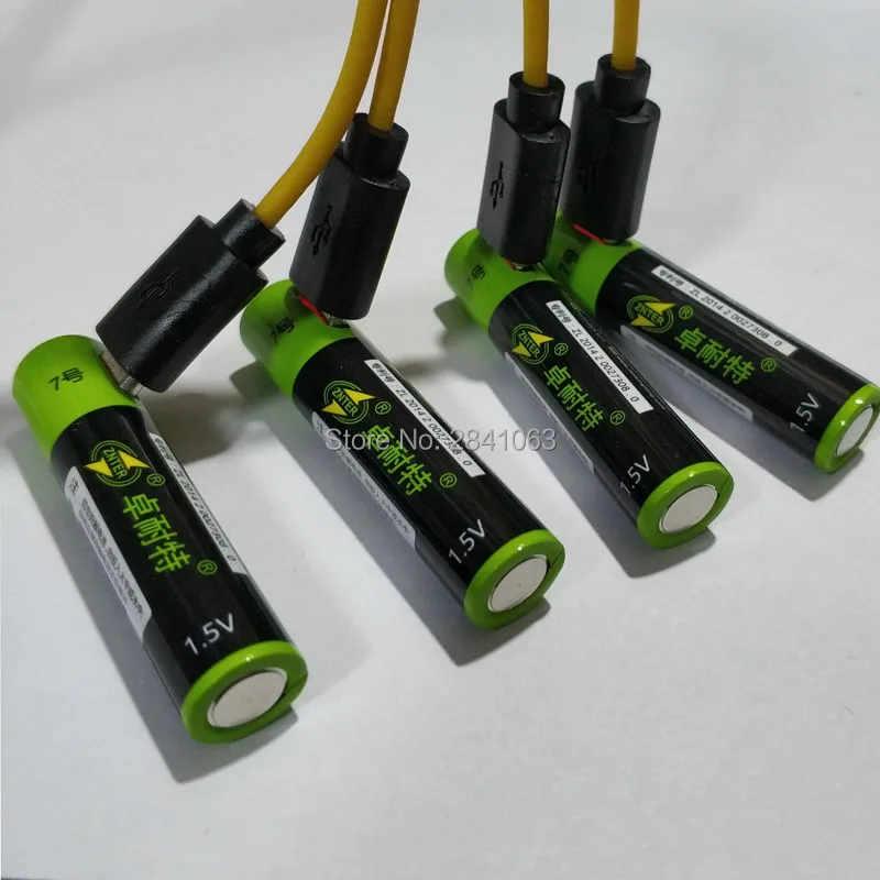 4xznter 1 5 в 600 мА/ч USB перезаряжаемая батарея AAA Lipo литий полимерная ионная с usb