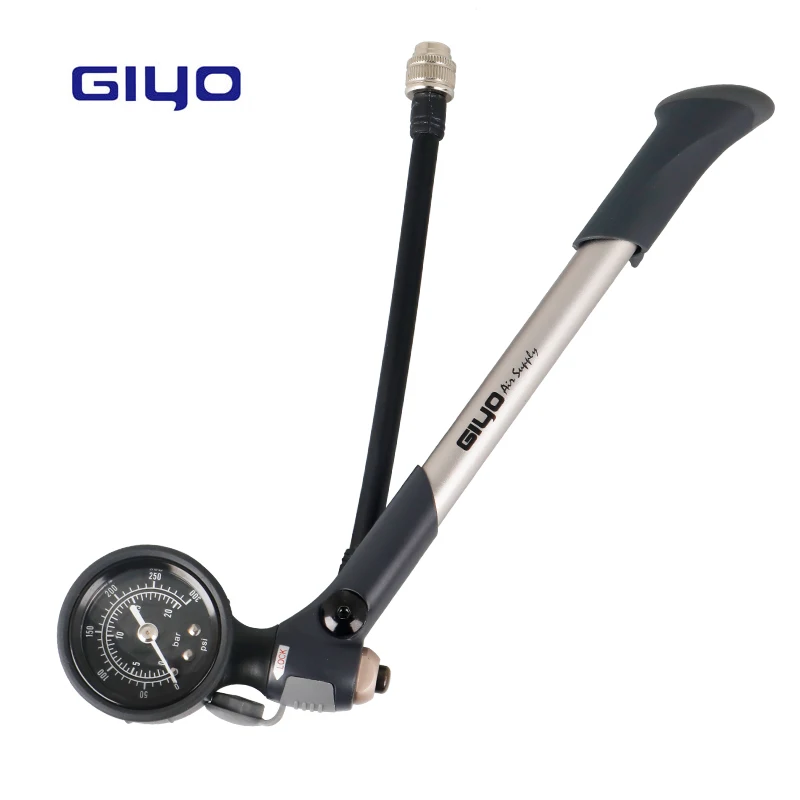 GIYO GS 03S велосипедный насос 300PSI надувная вилка шок подходит Schrader компактный мини с