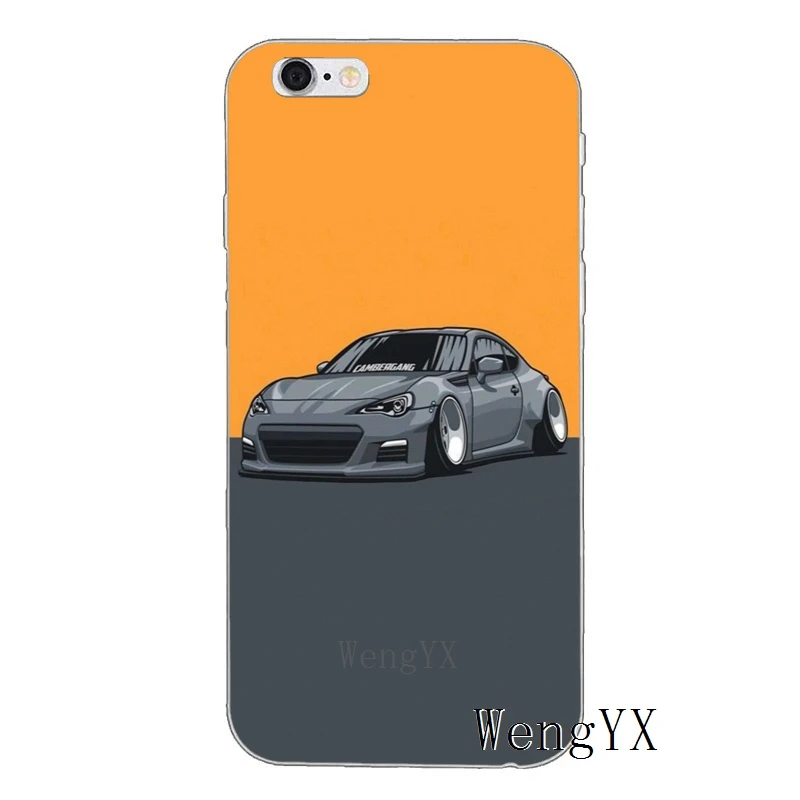 Спортивный автомобиль дрейф JDM ДЛЯ iPhone X XR XS Max 8 7 plus 6s 6 plus SE 5S 5c 5 4S 4 iPod Touch чехол мягкий чехол для телефона - Цвет: speed-car-jdm-A-11