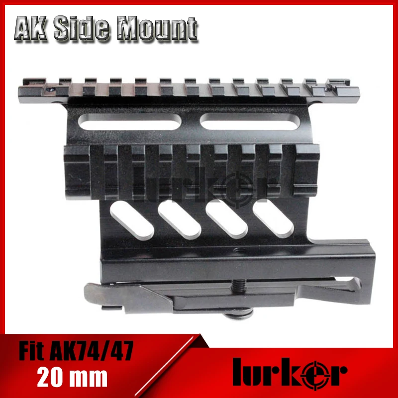 KINSTTA Quick Release Side Laser Scope Sight Mount W/ Dual 1913