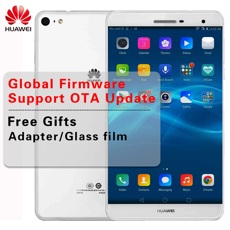 Global Firmware HUAWEI MediaPad M2 Lite 7.0 3GB/16GB PLE-703L Tablet PC 4G LTE Snapdragon 615 Octa Core Android Fingerprint S