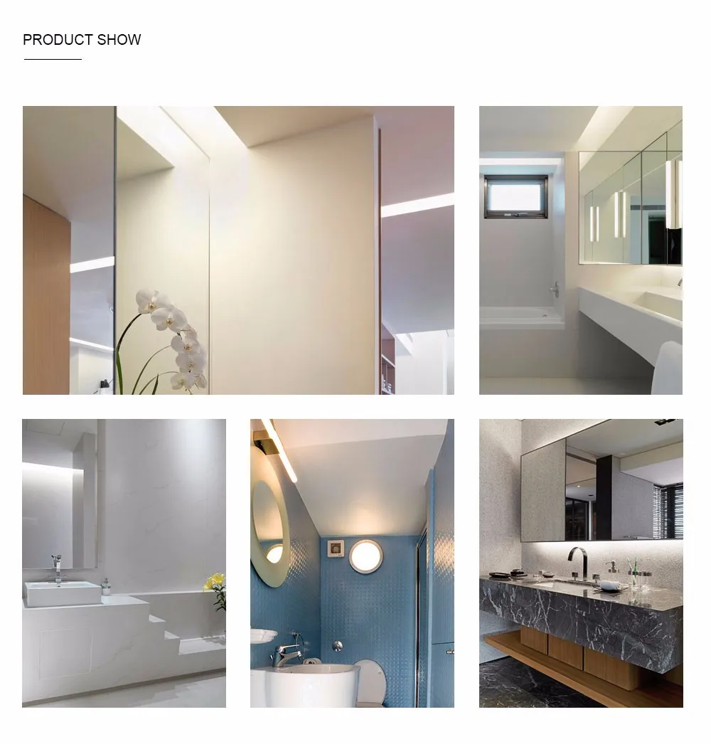 art deco wall lights LUCKYLED Wall Lamp Bathroom Led Mirror Light 7W 40cm 9W 55cm AC 220V 240V 110V Wall sconces Light With Switch Indoor Lighting plug in wall lamp