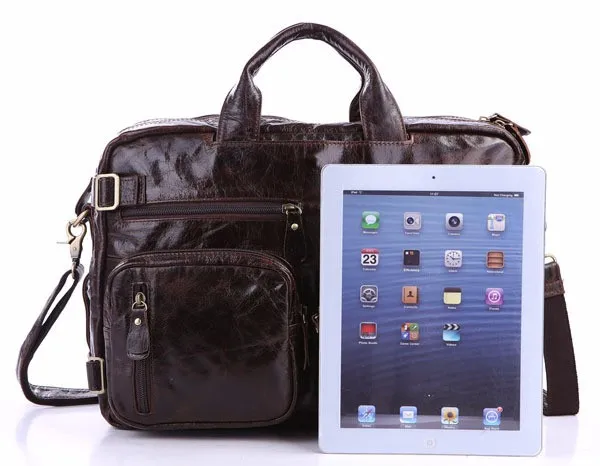 Большой Ёмкость Винтаж натуральная кожа Для мужчин Портфели курьерские сумки, дорожные сумки для Для мужчин сумка для ноутбука LI-659