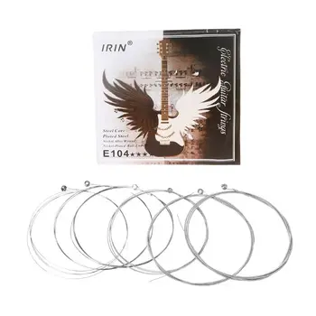 

Homeland 6Pcs E104 Electric Guitar Strings 008-038 Plated Steel Core Nickel Alloy Wound