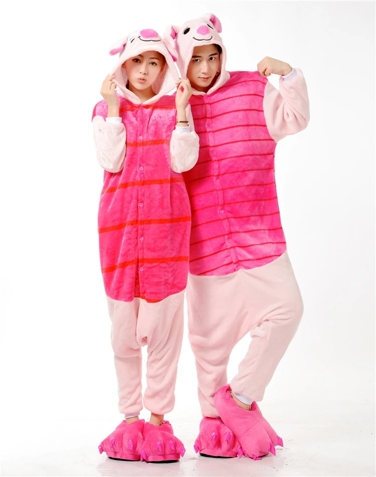 厚いソフトフランネルピグレット豚 Onesies パジャマコスプレ衣装ハロウィンカーニバルパーティー服 Clothing Columbia Clothing Usaclothing Aliexpress