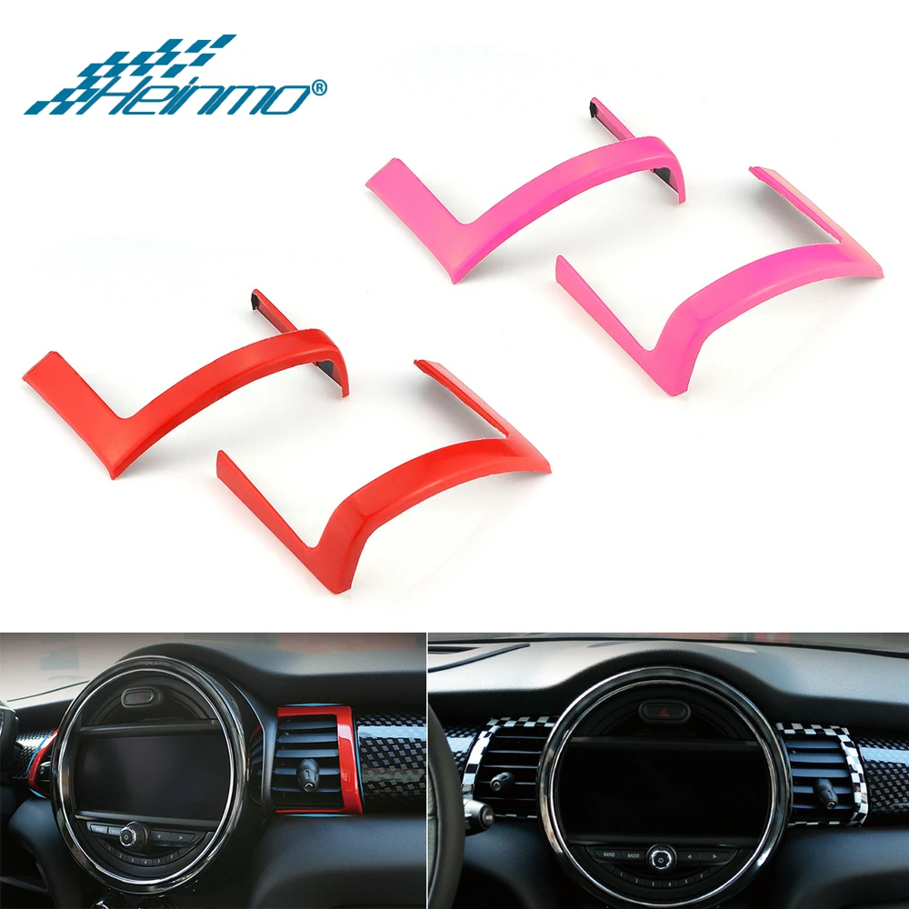 

For MINI F56 F55 Front A/C Air Outlet Decoration Sticker For MINI Cooper Accessories Hardtop Hatchback For MINI Cooper F56 F55