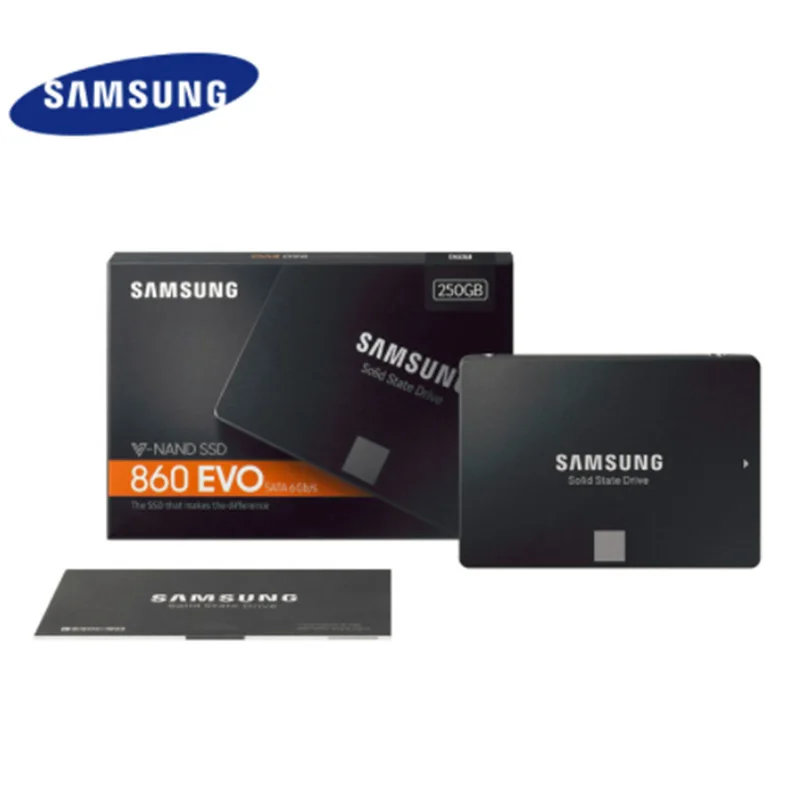SAMSUNG SSD 860 EVO Sata 2.5 250GB 500 GB 1TB SATA3 Internal Solid State Disk 500GB Hard Drive SSD for Laptop Desktop PC New SAMSUNG SSD 860 EVO Sata 2.5 250GB 500 GB 1TB SATA3 Internal Solid State Disk 500GB Hard Drive SSD for Laptop Desktop PC New