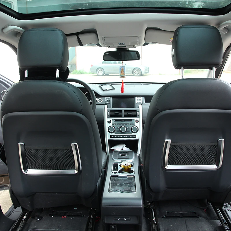 

Chrome Seat Storage Net Bag Decoration For Land Rover Discovery Sport 2015 Accessory,Car Styling