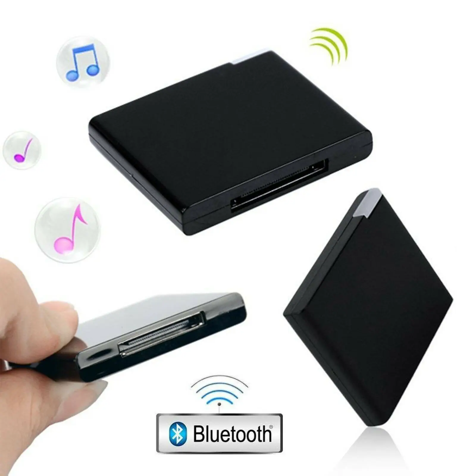 

Wireless Bluetooth Music Receiver Adapter For iPad iPhone Dock Bose Speaker iPod