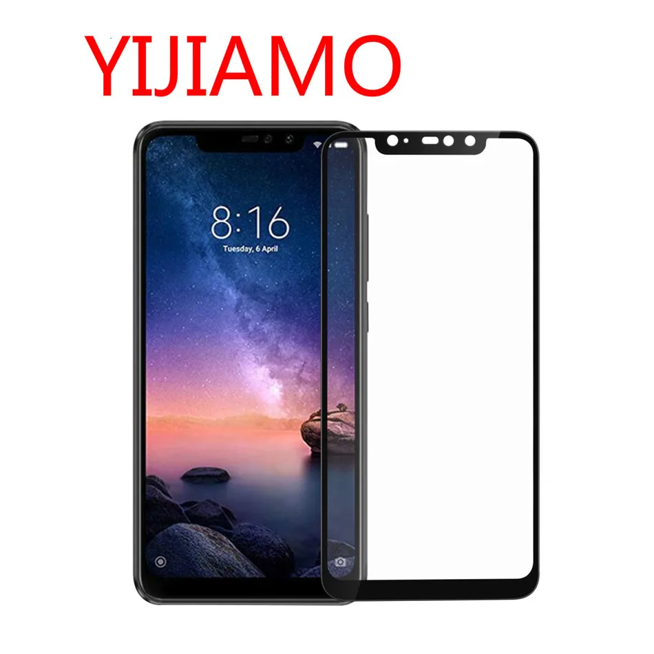

For Redmi Note 6 Pro Screen Protector 9H redmi 7 Tempered Glass 4x Protective Film Cover For Xiaomi Pocophone F1 Mi 8 Lite glass