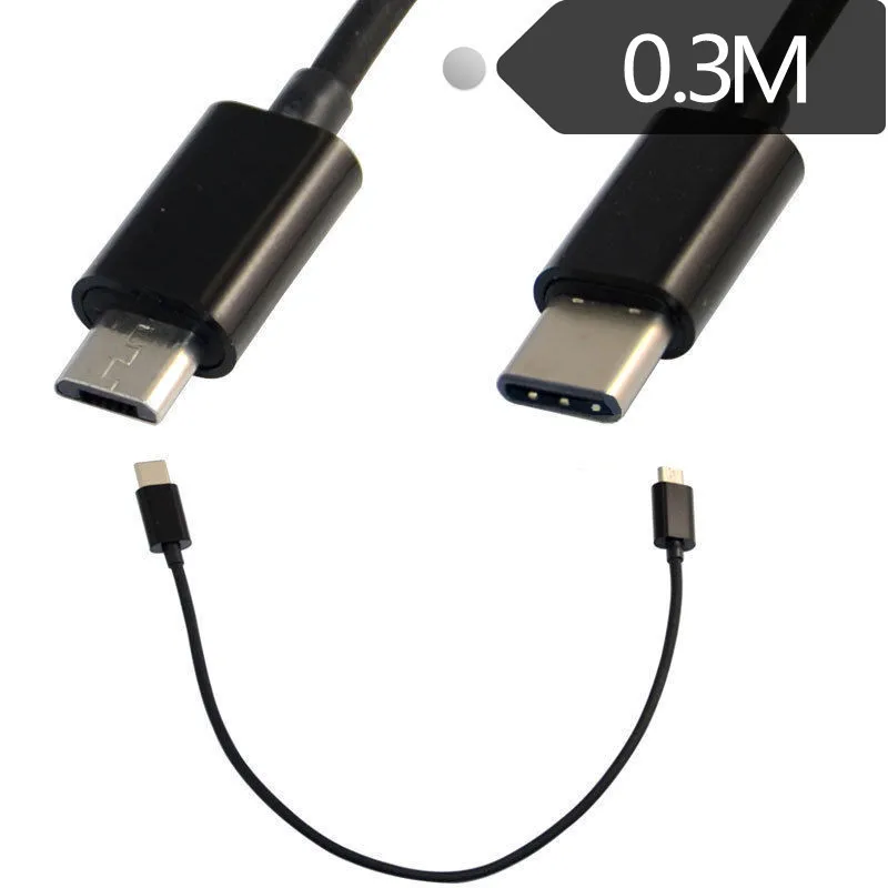 USB3.1 Тип c USB C 3 1 мужчины к Micro 2 0 B micro 5 p Мужской синхронизации данных Питание кабель