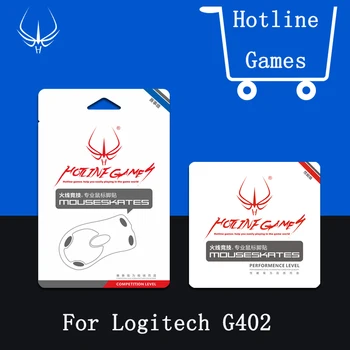 

2 sets/pack Hotline Games Mouse Feet Mouse skates For Logitech G402 Professional Competition Level with Free skidproof pad