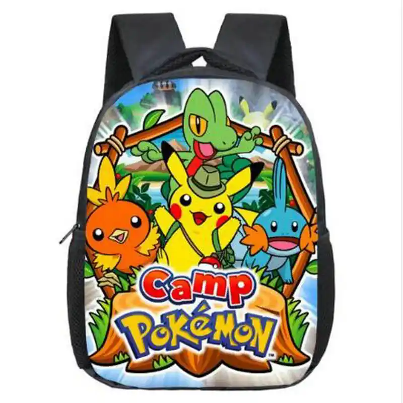 アニメポケモンバックパックポケットモンスタースクールバッグサトシ ピカチュウランドセル女の子男の子毎日バッグ子供ブックバッグ Kids Book Bags Monster School Bagschool Bags Aliexpress
