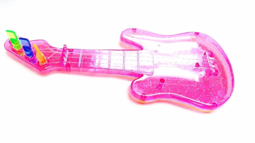 1 pc Mini Plastic Guitar Musical Noise Maker Birthday Party Favors Toy