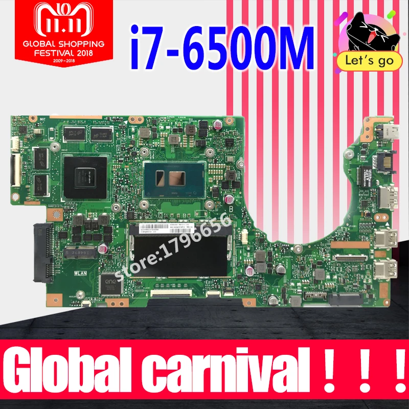K501UX Para ASUS K501UW K501UB K501U laptop motherboard mainboard K501UX DDR3 4 gb RAM i7-6500U com GTX950M test 100% ok K501UX Para ASUS K501UW K501UB K501U laptop motherboard mainboard K501UX DDR3 4 gb RAM i7-6500U com GTX950M test 100% ok