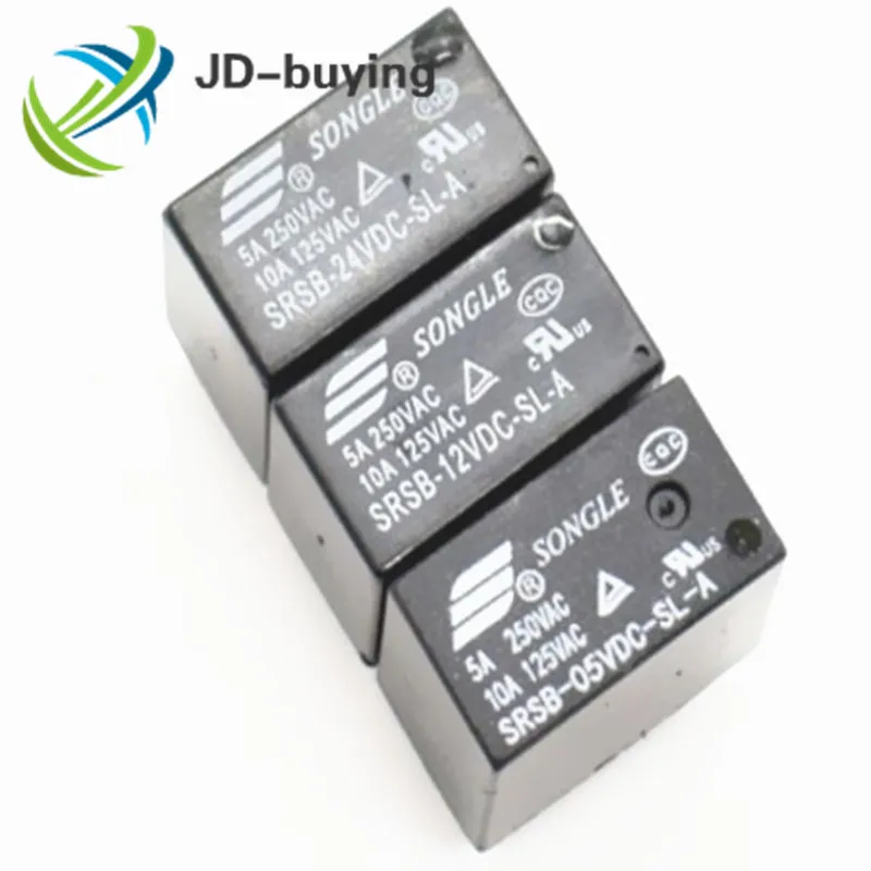 50 шт./лот реле SRSB-05VDC-SL-A SRSB-12VDC-SL-A 5В 12В 24В 5А/250В 4PIN | Обустройство дома