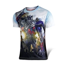 Marvel Comics Super Heroes Spiderman Superman Captain America Batman Iron Man Hulk Transformers Optimus Prime T-shirt Kostüm