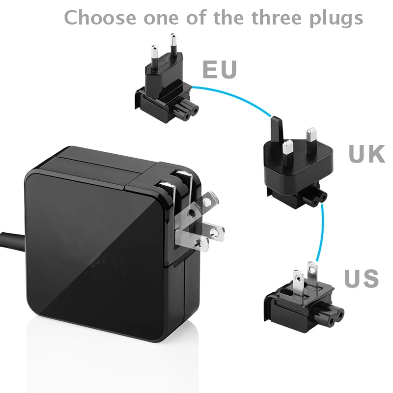 Штепсельная Вилка европейского стандарта) 19V 3.42A 65 Вт 4,0*1,35 мм ноутбук адаптер переменного тока для ASUS UX21 UX31A UX32A UX301 U38N UX42VS UX50 UX52VS ADP-65DW 65W Зарядное устройство