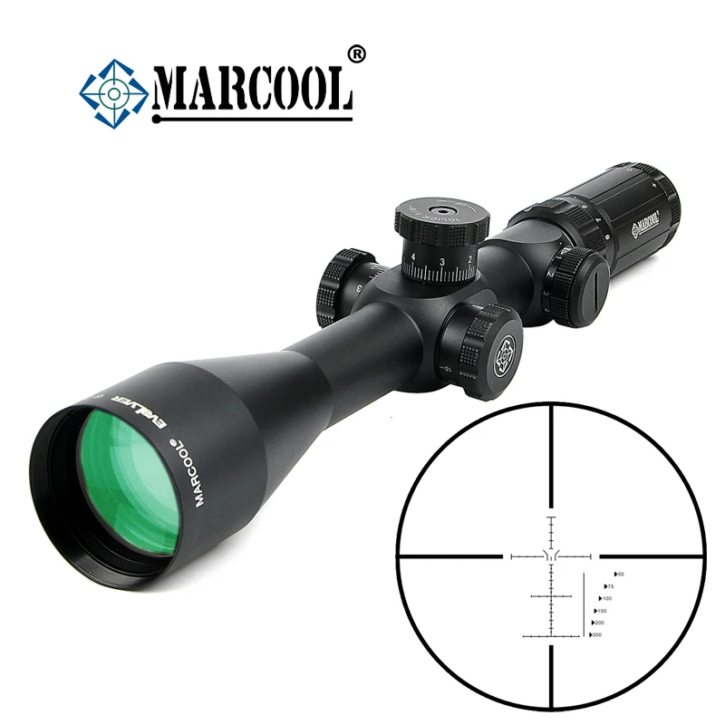 Marcool EVV 6 24X50 SFIRGL FFP .308 прицел для винтовки с дальномером тактический охотничий