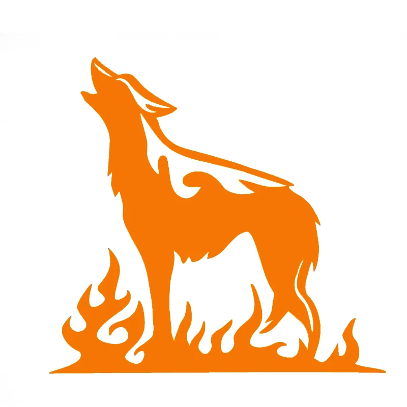 Sticker Window Motorcycle Vinyl Car Truck Door Bumper Wall Van Flame Lion Decal