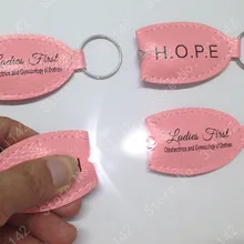 Кожа светодиодный очаровательный брелок на сумку 1000 шт./лот по FedEx