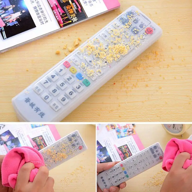 Storage Bags TV Remote Control Dustproof Cover Protective Household Accessories Supplies (11)