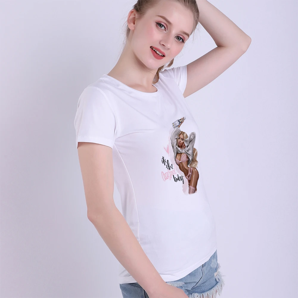 Женская футболка с модным принтом Super Mama Girl белая хлопковая женская летняя