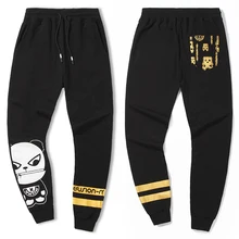 Весна размера плюс 2xl-7xl 8XL мужские спортивные штаны повседневные с принтом панды длинные брюки с эластичной резинкой на талии большие штаны в китайском стиле хип-хоп