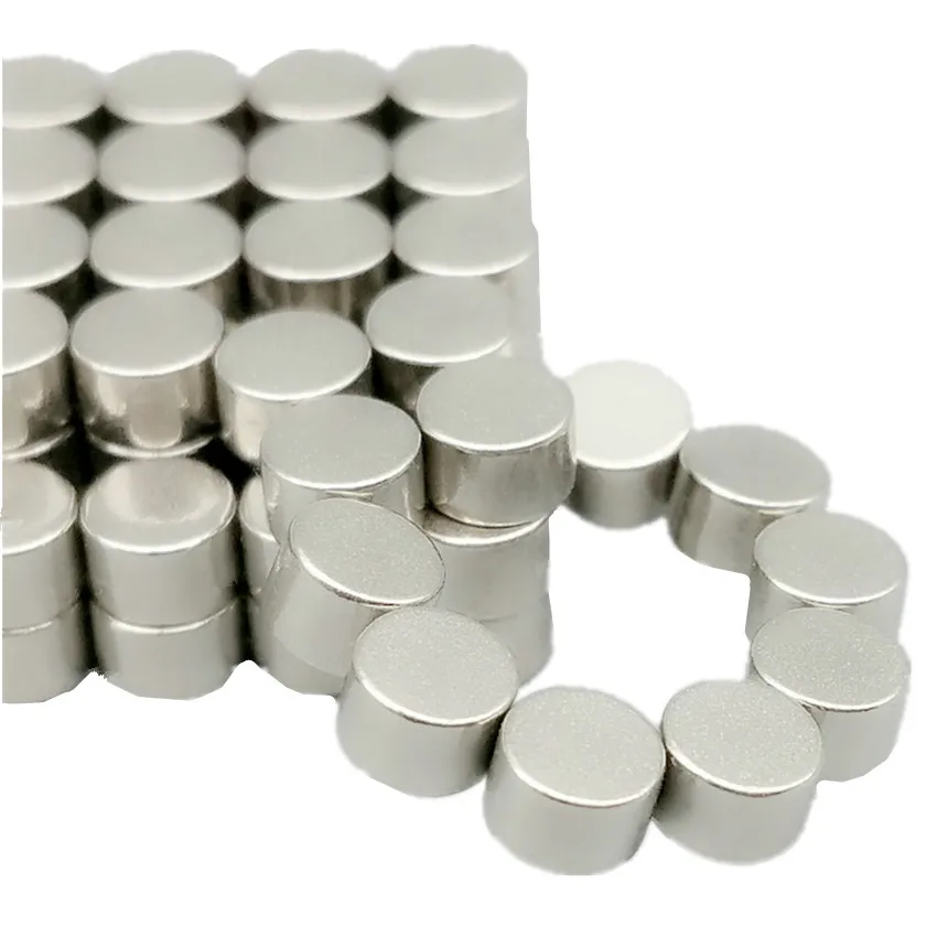 

50-5000PCS NdFeB Disc Dia. 4x2.5 mm Diametrically Magnetized Jelwelry Magnet Neodymium Permanent Magnets Buttons Grade N38