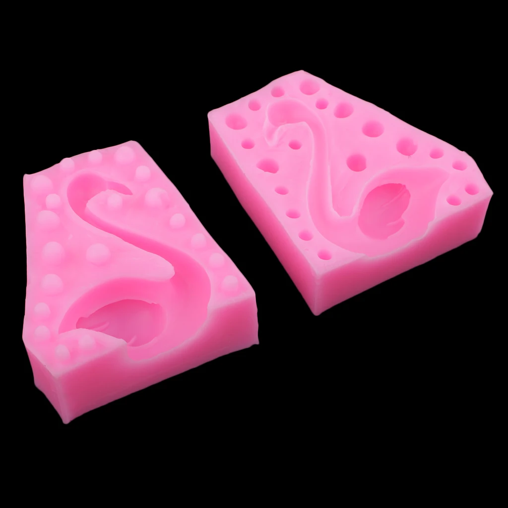 3D Flamingo Silicone Mold Fondant Chocolate Mould- Baking Pan / Non - Stick Silicone Mold /Oven -Microwave -Dishwasher Safe Safe