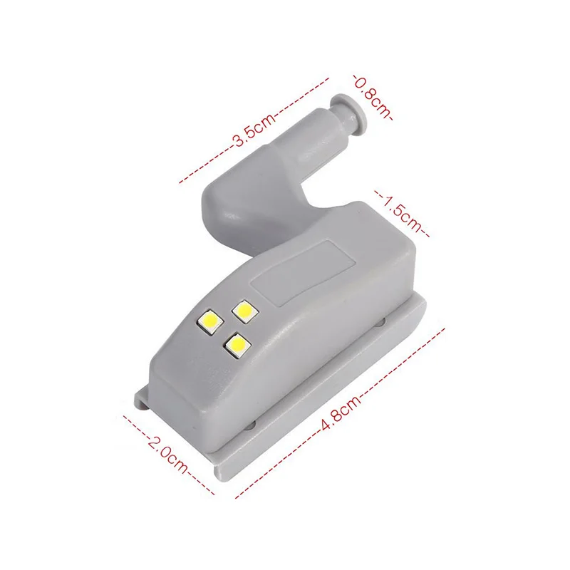 LIGINWAAT 2/5/10 пакеты внутренний шарнир Батарея светодиодный Сенсор подсветка для шкафов для Кухня шкаф для спальни ночник