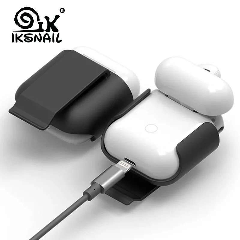 IKSNAIL Висячие на талии наушники для Apple AirPods чехол ремешок наушники для хранения рукав беспроводные наушники держатель для Air Pods