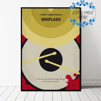 

Whiplash Minimal Movie Art Canvas Poster Wall Picture for Living Room No Frame