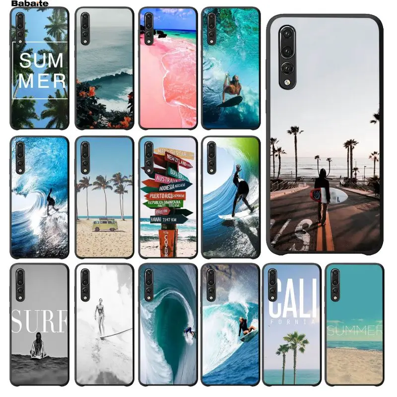 

Babaite Beach Surf Travel Phone Case cover Shell for Huawei P10 plus 20 pro P20 lite mate9 10 lite honor 10 view10 Cover