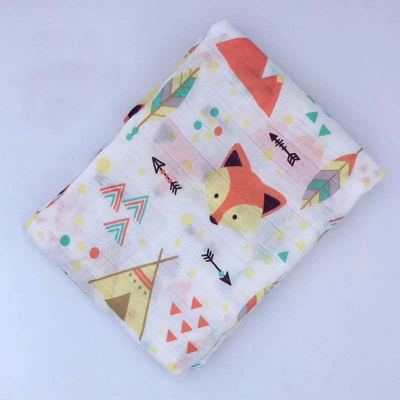 Baby Blanket Newborn Muslin Cotton Baby Blanket Swaddle Wrap Receiving Bath Towel 120x120cm Bedding Muslin Swaddle