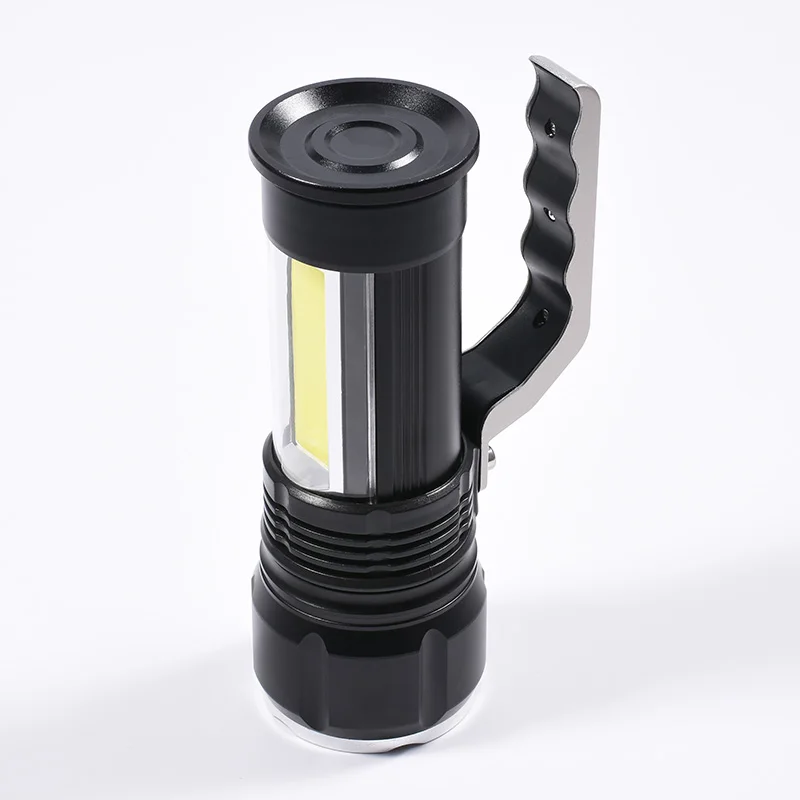 Coba cob светильник для проверки работы в кемпинге перезаряжаемый светильник-вспышка светодиодный фонарь с аккумулятором 18650 масштабируемый походный уличный фонарь T6 лампа