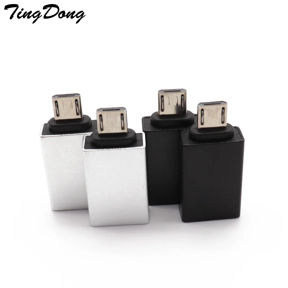 

TingDong USB Adapter Micro USB OTG UBA to Micro USB UBA Converter OTG Cable Adapter for Xiaomi Micro USB Connector for Huawei