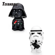 Автомобильный орнамент, милая фигурка Звездных войн, кукла, автомобиль, интерьер, черный Дарт Вейдер, белые штурмовики, модель, украшение, подарки