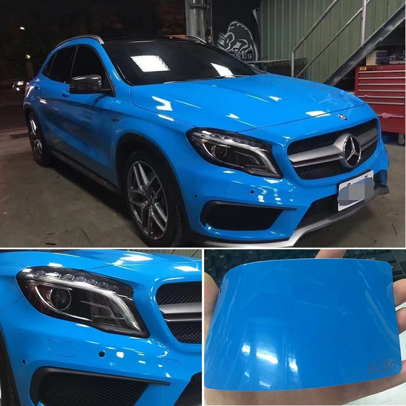 Blue Glossy Vinyl Film-3