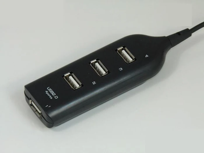 Проводной 4 Порты и разъёмы USB 2,0 концентратор высокой Скорость usb-хаб адаптер для портативных ПК#171