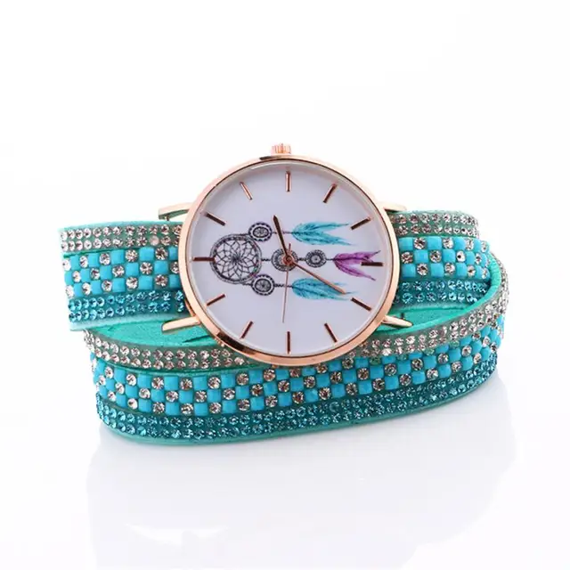Luxury Brand Fashion Quartz Watch Women Ladies Wind Chimes Pattern Bracelet Watc Luxury Brand Fashion Quartz Watch Women Ladies Wind Chimes Pattern Bracelet Watc