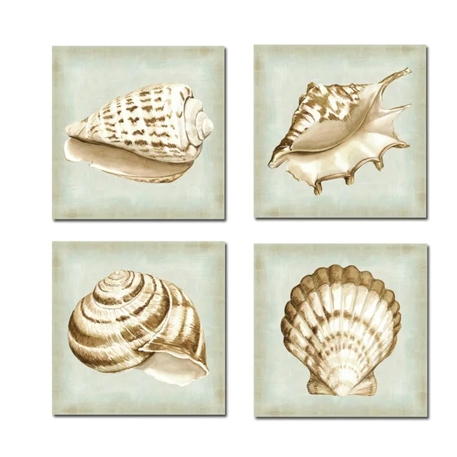 Póster escandinavo abstracto con diseño de concha de mar para sala de estar, póster Escandinavo de lienzo artístico con diseño de concha de mar blanca, imagen de pared Nórdica Póster escandinavo abstracto con diseño de concha de mar para sala de estar, póster Escandinavo de lienzo artístico con diseño de concha de mar blanca, imagen de pared Nórdica