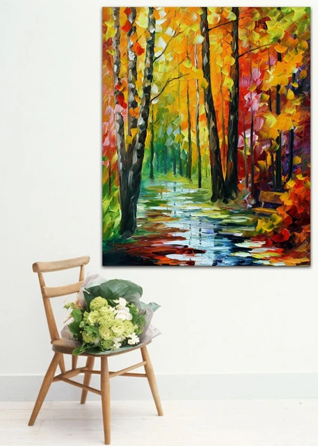 fall paintings on canvas acrylic painting 100 handpainted canvas oil painting gold autumn magic forest path landscape picture orange bedroom decor online shop fall paintings on canvas acrylic painting 100 handpainted canvas oil painting gold autumn magic forest path landscape picture orange bedroom decor online shop