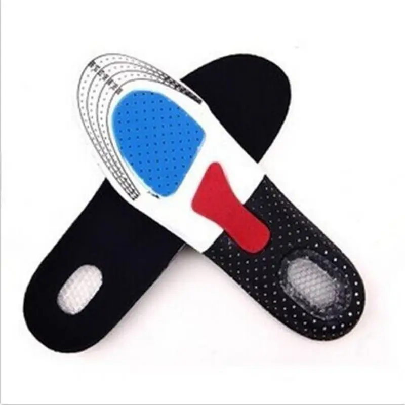 Free Size Unisex Orthotic Arch Support Sport Shoe Pad Sport Running Gel Insoles Insert Cushion for Men Women Foot Care Hot New