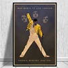 Póster de papel Kraft de banda musical Queen, dibujo de impresión Vintage, núcleo, cuadro adhesivo decorativo para pared ► Foto 2/6