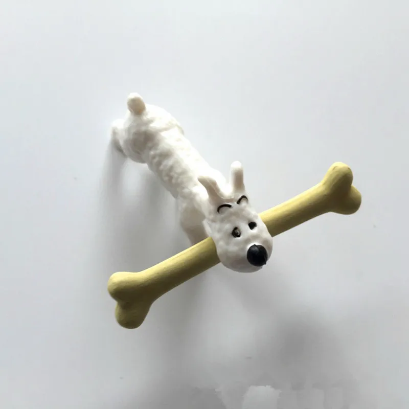 Экшн фигурки из ПВХ Приключения Тинтина 6 шт./лот Tintin Заснеженная собака